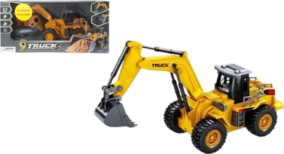 Koparka zdalnie sterowana Swede ze światłem i dźwiękiem G8352 (5902496216505)