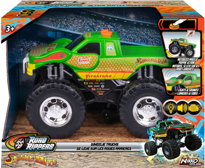 Вантажівка NIKKO ROAD RIPPERS Wheelie Truck Snakebite (4894716207527)