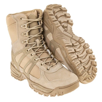 Черевики тактичні Mil-Tec швидке шнурування Combat Boots Gen.II 43 Khaki (12829004-010-43)