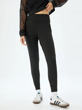 Спортивные штаны женские Koton 5WAK40123NK M Черные (8684288642460)