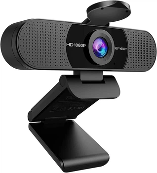 Веб-камера EMEET C960 1080p, Full HD, 2 микрофона, 90°, USB, для звонков и стриминга