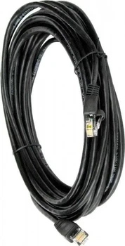 Патч Корд LAN Интернет-кабель 6 м НАРУЖНЫЙ Ethernet черный (0_31435)