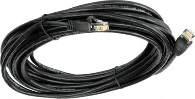 Патч Корд LAN Интернет-кабель 11 м НАРУЖНЫЙ Ethernet черный (0_31249)
