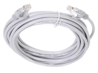 Патч Корд LAN Кабель для роутера 8м CAT5e UTP RJ45 Универсальный (0_32140)