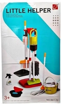 Zestaw zabawek Swede do sprzątania z elektrycznym odkurzaczem i innymi akcesoriami G8242 (5902496210923)