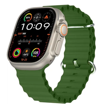 Смарт-годинник Smart Watch HK11 ULTRA 3 AMOLED 49mm [2 ремінці Trail Loop та Ocean Band у комплекті] HK11U3-SG