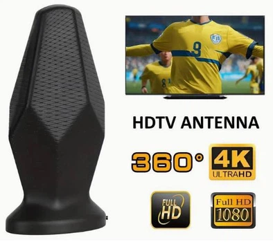 ТВ-антенна телевизионная антенна комнатная Высокопроизводительная HDTV, DVB-T2, DTMB, ATC, ISDB-T, DAB/F