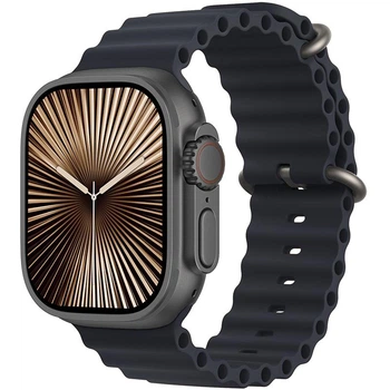 Смарт годинник Smart Watch HK11 ULTRA 3 AMOLED 49mm [2 ремінці Trail Loop та Ocean Band у комплекті] HK11U3-BB