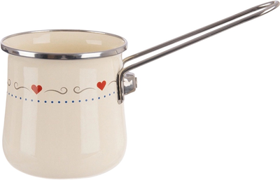 Турка для кави Orion Tonca емальована 600 мл Кремова (8592381228576)