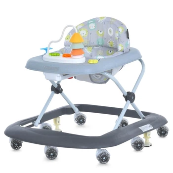 Дитячі ходунки Pyramid ME 1217 Gray, музика, світло