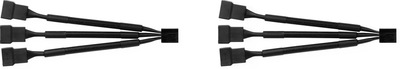 3-kierunkowe kable rozgałęźne do wentylatorów Noctua NA-SC1 Sx2 Black (NA-SC1 SX2)