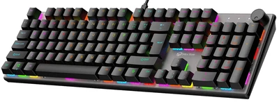 Клавіатура провідна MEETION MK009 Pro Red Switch USB Type-C Black (MT-MK009Pro-W-RUA)