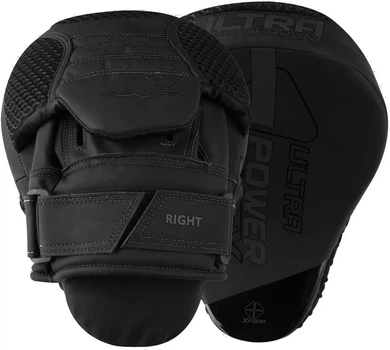 Лапи боксерські PowerPlay 3044 Pro Carbon Ultra Series Чорні (PP_3044_Bl/Black)