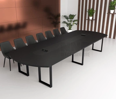 Стіл для переговорів Mister Loft Атлант Line 550*200 на 20-22 осіб Чорний - Чорний (57780288)