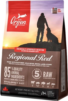 Сухий корм для собак Orijen Regional Red зі смаком м\'яса та риби 2 кг (o18420)