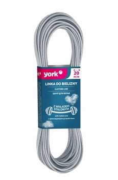 Шнур для белья York 20м 096850 Prestige