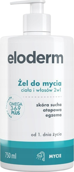 Żel do mycia ciała i głowy Eloderm 2 in 1 From Day 1 of Life 750 ml (5903060629004)