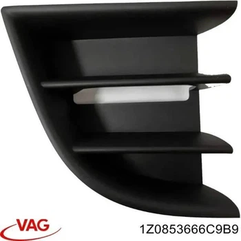 Решетка бампера передняя правая VAG 1Z0853666C9B9