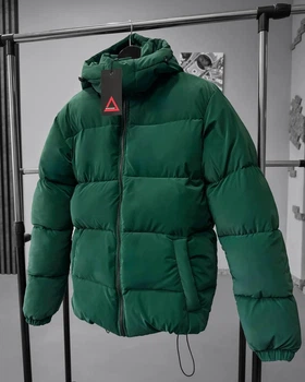 Пухова куртка Puffer Coat L Зелений (RM0203)