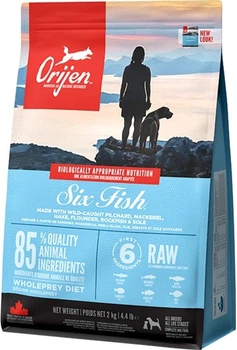 Сухой корм для собак всех пород Orijen 6 Fish Dog 2 кг (o18320)