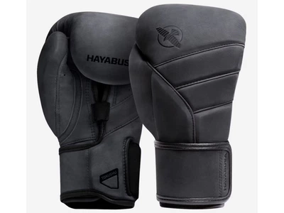 Боксерські рукавички HAYABUSA T3 Lux Boxing Gloves 16 унцій чорний (5814)