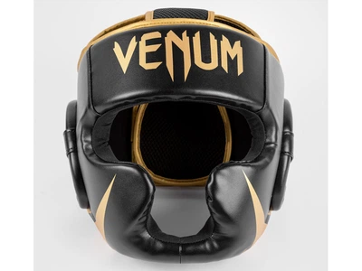 Шолом VENUM Challenger 2.0 Headgear універсальний чорний/золотий (3974)