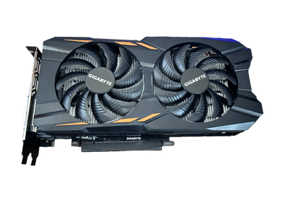 Видеокарта Gigabyte GeForce GTX 1050 OC 2G GDDR5 (GV-N1050WF2OC-2GD) Б/У