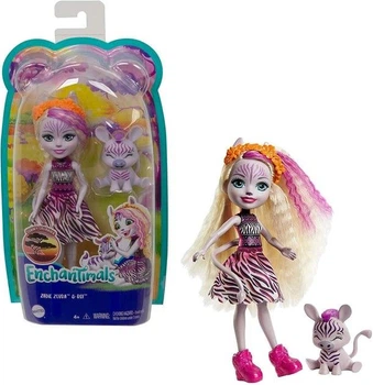 Кукла Enchantimals Zadie Zebra & Ref Зебра Зеди Зебра Зеди