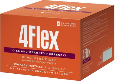 Дієтична добавка Bausch Health Poland 4Flex зі смаком чорної смородини 30 саше (5903546006558)