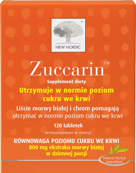 Дієтична добавка New Nordic Zuccarin 120 таблеток (5021807487622)