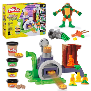 Набір Hasbro Play-Doh Teenage Mutant Ninja Turtle Slice and Blast Pizza G1829 (5010996330154)