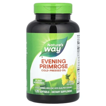 Природные добавки Nature's Way Примула вечерняя 1300 мг Evening Primrose 120 гелевых капсул