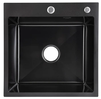 Кухонная мойка встроенная Lidz Handmade H5050HB Decor Black PVD Honeycomb 2,5/0,5 мм LDH5050BDECPVD48369