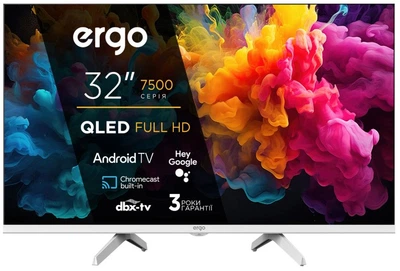 Телевізор Ergo QLED 32'' 32JFQ7510