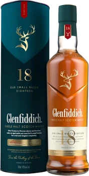 Віскі Glenfiddich 18 років 0.75 л 40% у подарунковій упаковці (5010327324142)