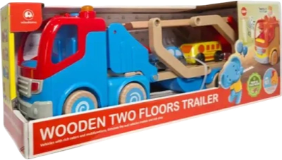 Zabawka Swede Laweta z 2 pojazdami Q12021 (5902496216628)