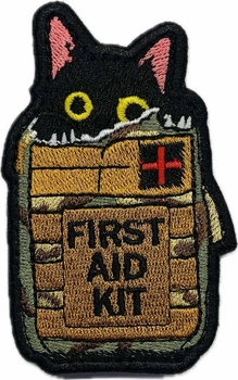 Шеврон First aid kit чорний
