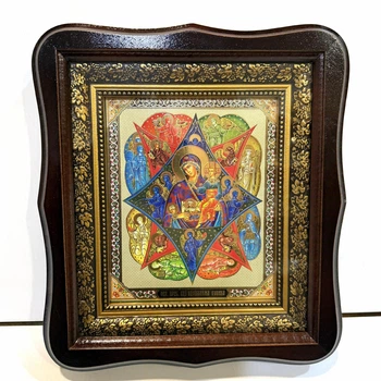 Икона Божией Матери "Неопалимая Купина" для дома 26*23cm