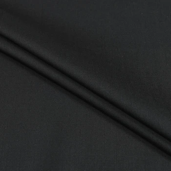 Ткань костюмная HIGH GABARDIN черный (190г/м.кв150см пог.м) 179758