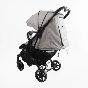Детская прогулочная Коляска JOY "Livvi" (LV-09257) серая, футкавер, подстаканник, телескопическая ручка