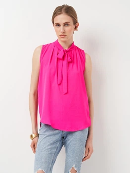 Блузка женская Boohoo TZZ91889 34 Темно-розовая (KAY2000001573655)