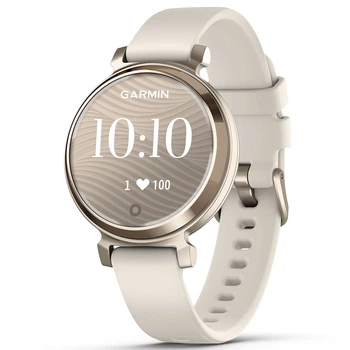 Спортивний годинник GARMIN Lily 2 Active Lunar Gold with Bone Silicone
