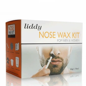 Професійний набір для депіляції носа Nose Wax Kit Liddy - безпечне видалення волосся воском вдома Без бренду