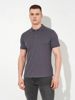 Поло длинное мужское Stedman Harper Polo ST9060-SLG XL Темно-серое (RAY2000000015514)