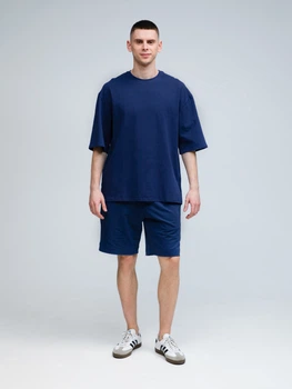 Спортивний костюм чоловічий Ray BASIC U1801M XL Темно-синій (RAY2000000031231)