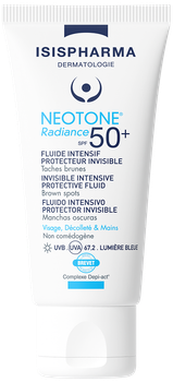 Fluid do twarzy Isispharma Neotone Radiance SPF 50+ likwidujący przebarwienia 30 ml (3401575243675)