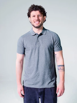 Поло довге чоловіче Stedman Harper Polo ST9060-GYH L (RAY2000000016016)
