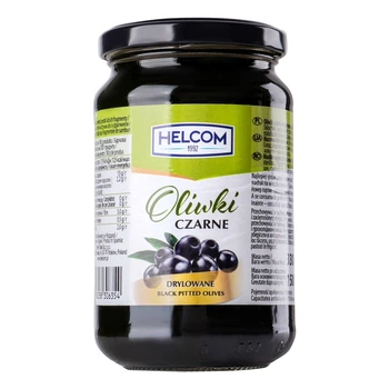 Оливки Helcom маслины черные без косточки 330 г (5908258306354)