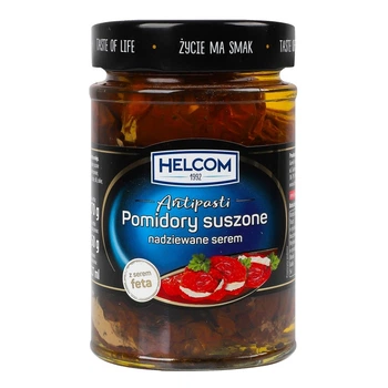 Помидоры вяленые Helcom фаршированные сыром фета 270 г (5902166716595)