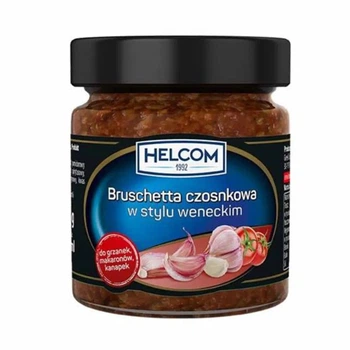 Соус Брускетта Helcom венецианская с чесноком 225 мл (5902166710128)
